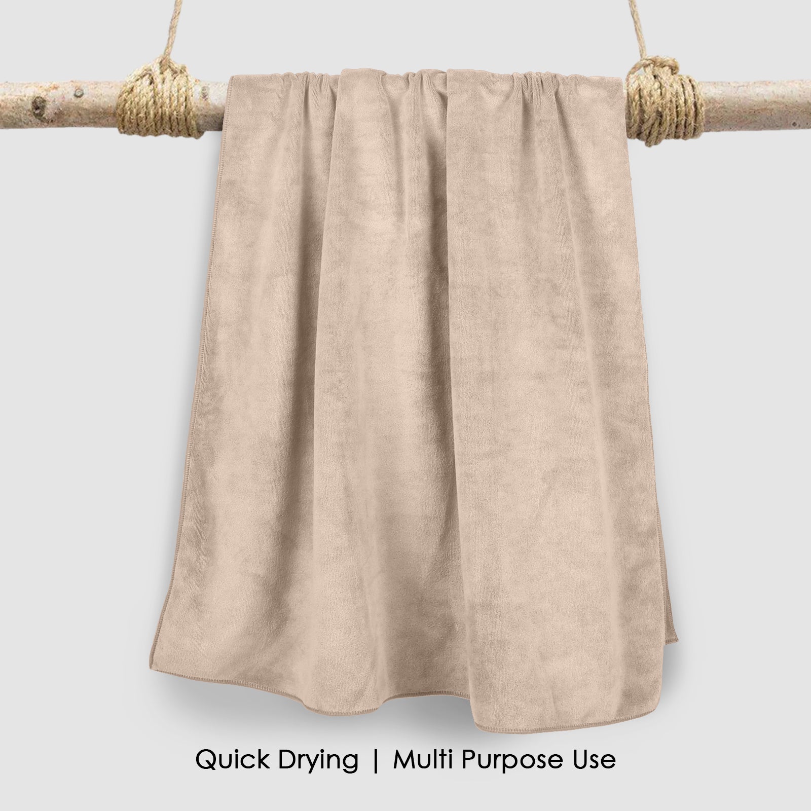 HOUSSE Premium Microfiber Bath Towel | Quick Dry Towels for Women & Kids | Super Soft Plush 450 GSM | Ultra Absorbent for Home Swimming Sports & Travel