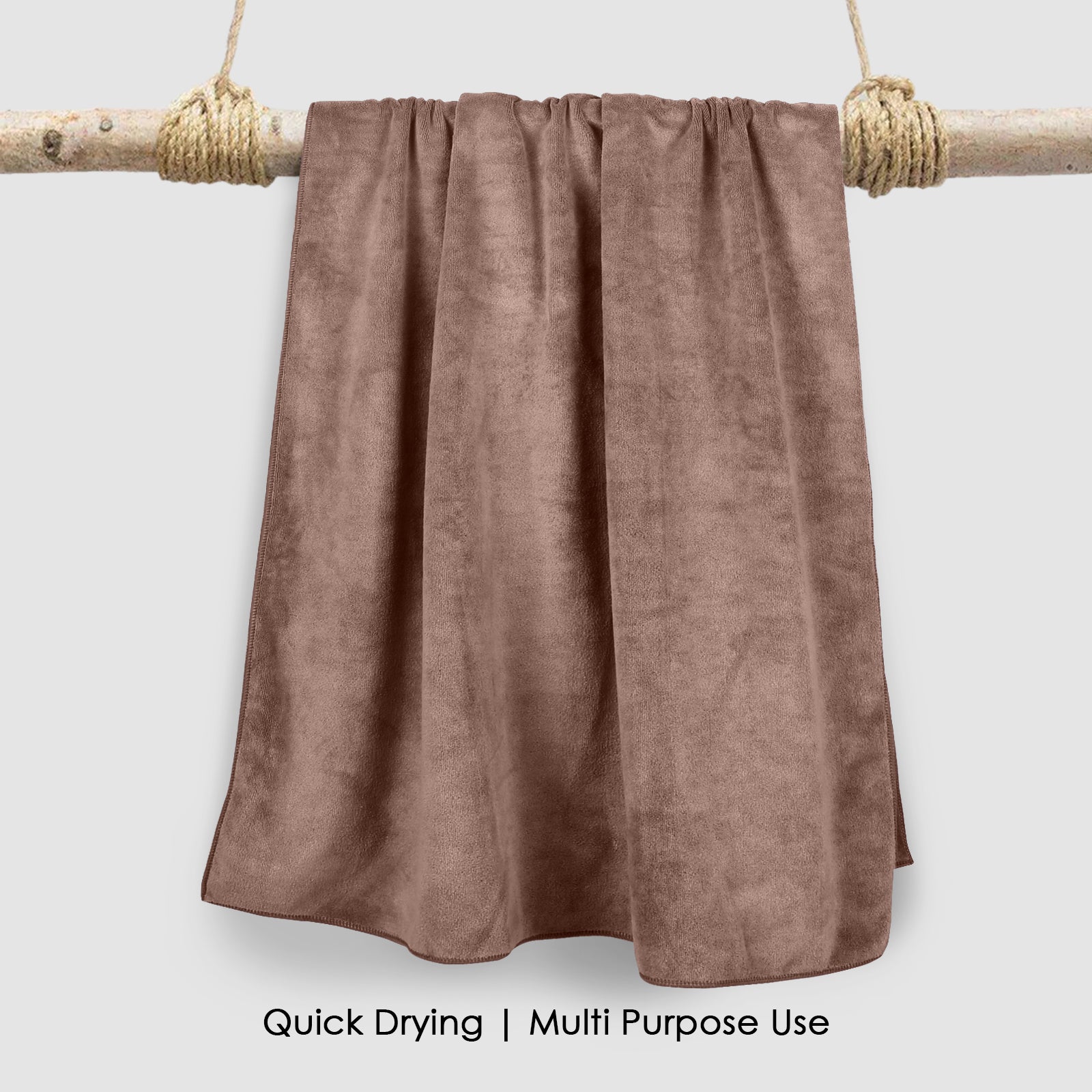 HOUSSE Premium Microfiber Bath Towel | Quick Dry Towels for Women & Kids | Super Soft Plush 450 GSM | Ultra Absorbent for Home Swimming Sports & Travel