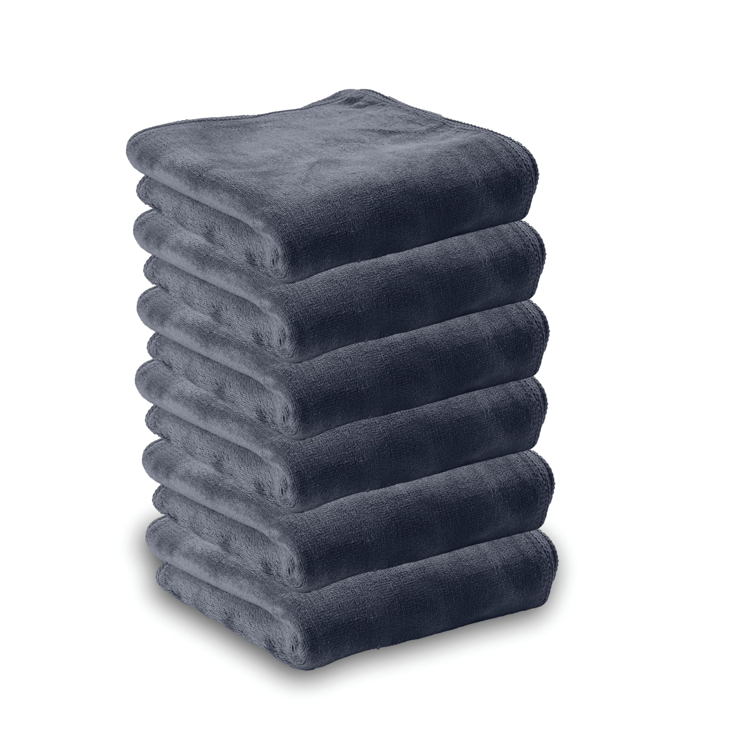 HOUSSE Microfiber Face Towels | Ultra Absorbent, Odour-Free, Quick Dry 450 GSM Face Towel for Home, Gym, Travel, Running and Personal Use | 30x30 cm | Set of 4 in One Colour (Indian Teal, Pack of 4)