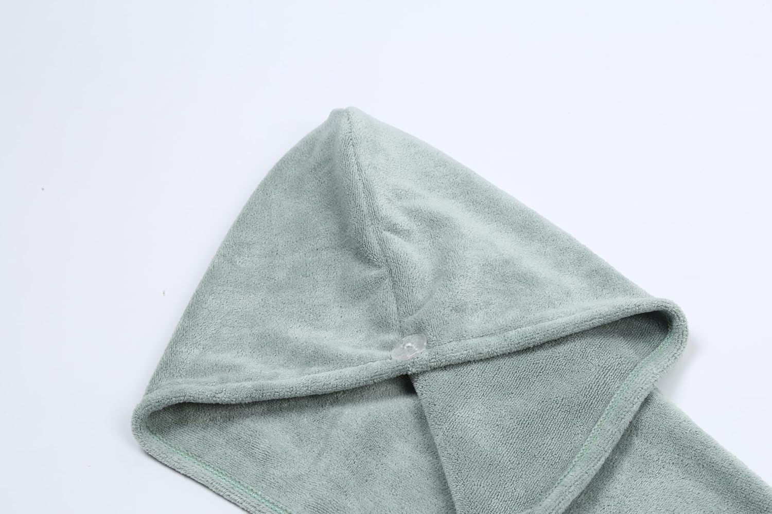 HOUSSE Microfibre Head Towels | 400 GSM High Absorbent Hair Wrap with Adjustable Buttons for Girls | Super Soft & Quick Dry Wrap Towel for Hairs | Set of 2 | 25x65 cm (Desert Sand & Rose Taupe)