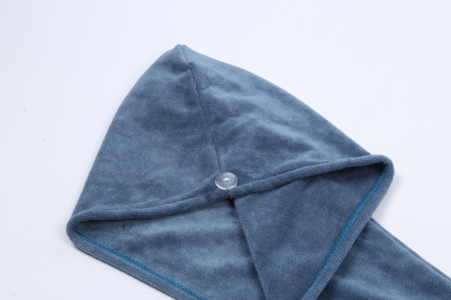 HOUSSE Microfibre Head Towels | 400 GSM High Absorbent Hair Wrap with Adjustable Buttons for Girls | Super Soft & Quick Dry Wrap Towel for Hairs | Set of 2 | 25x65 cm (Desert Sand & Rose Taupe)