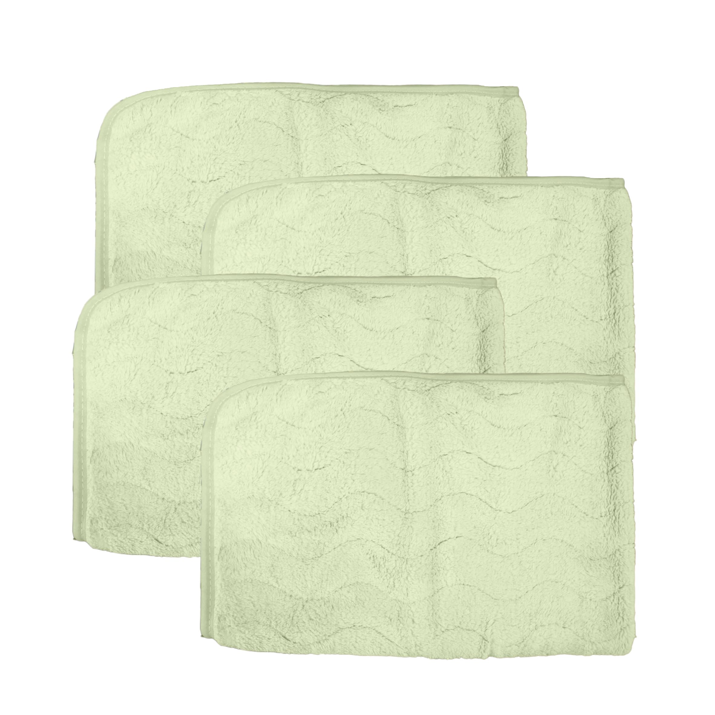 HOUSSE Microfiber Face Towel – Super Soft & Quick-Drying Coral Fleece, 30 x 30 cm (Grey)