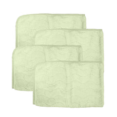 HOUSSE Microfiber Face Towel – Super Soft & Quick-Drying Coral Fleece, 30 x 30 cm (Grey)