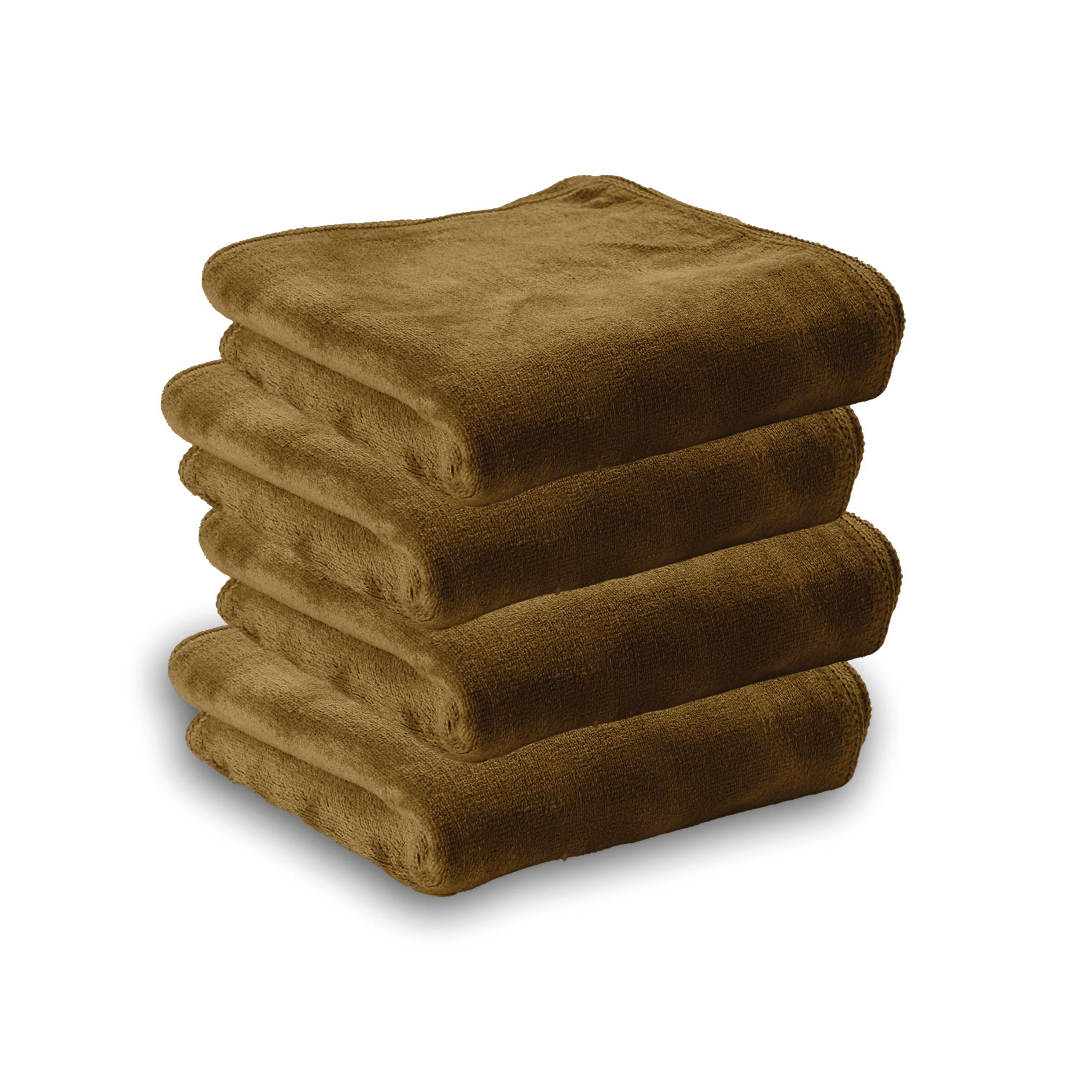 HOUSSE Microfiber Face Towels | Ultra Absorbent, Odour-Free, Quick Dry 450 GSM Face Towel for Home, Gym, Travel, Running and Personal Use | 30x30 cm | Set of 4 in One Colour (Indian Teal, Pack of 4)