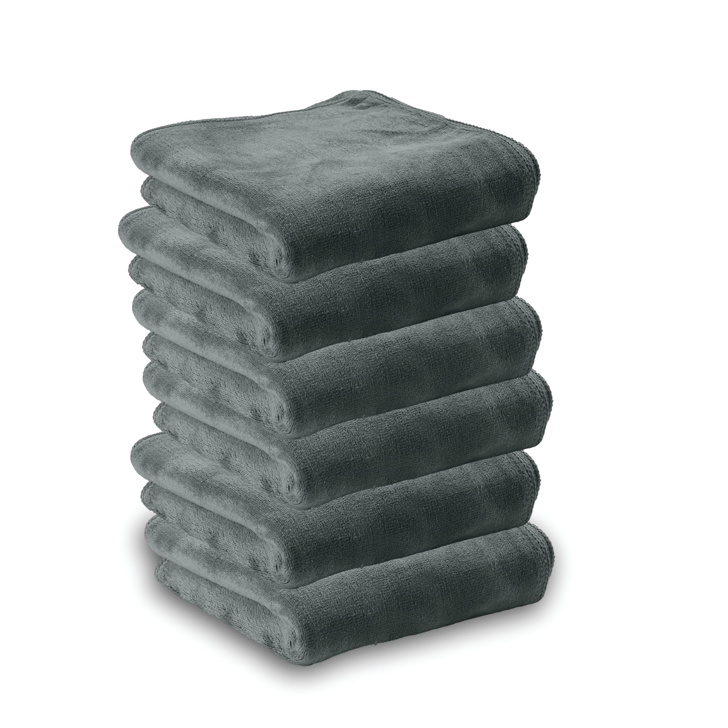 HOUSSE Microfiber Face Towels | Ultra Absorbent, Odour-Free, Quick Dry 450 GSM Face Towel for Home, Gym, Travel, Running and Personal Use | 30x30 cm | Set of 4 in One Colour (Indian Teal, Pack of 4)
