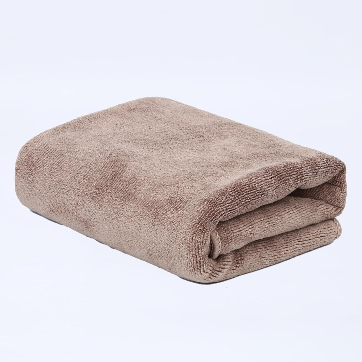 HOUSSE Premium Microfiber Bath Towel - Extra Large 60x120cm Quick Dry Towels for Kids | Super Soft Plush 550 GSM | Ultra Absorbent for Home Swimming Sports Travell (Cocca Brown)