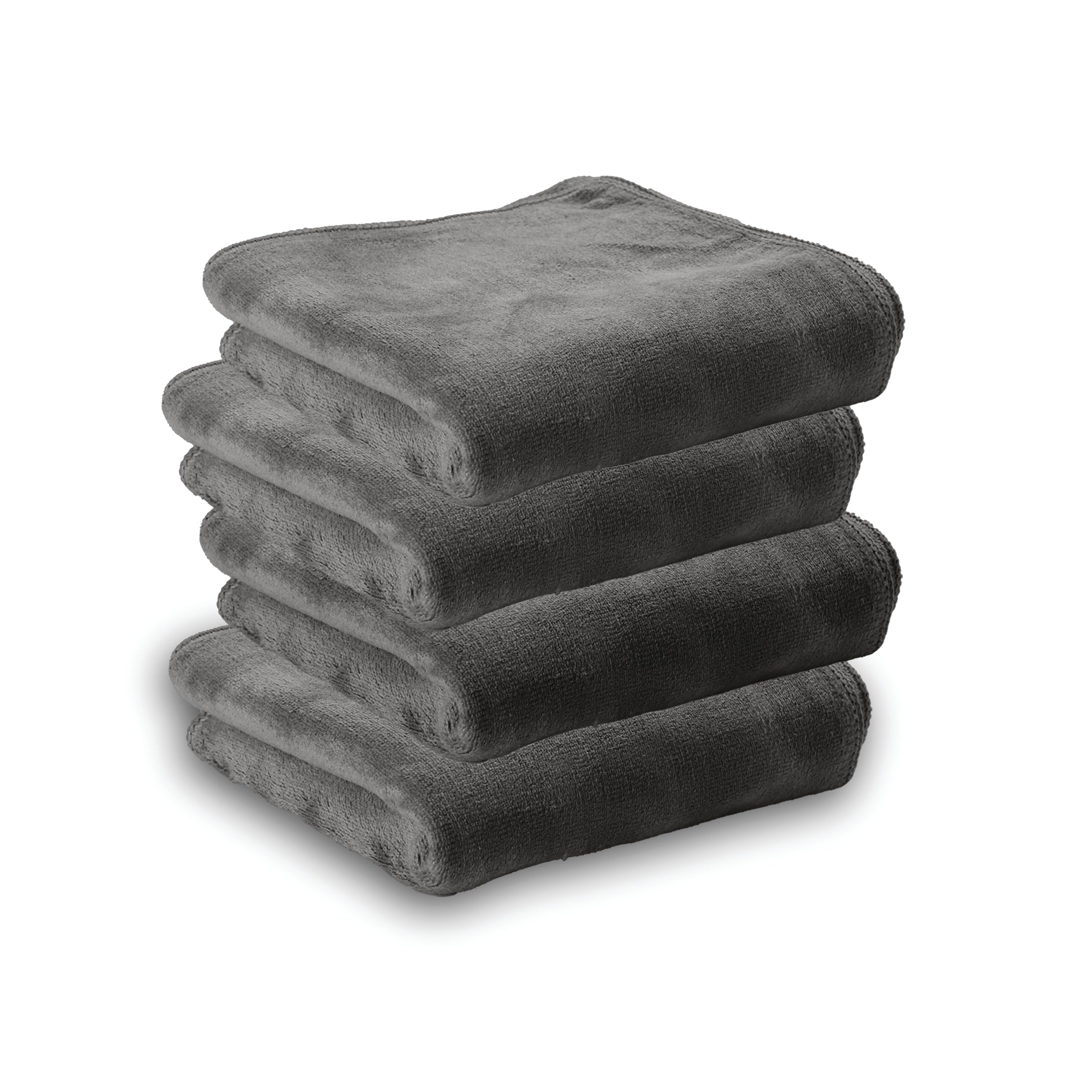 HOUSSE Microfiber Face Towels | Ultra Absorbent, Odour-Free, Quick Dry 450 GSM Face Towel for Home, Gym, Travel, Running and Personal Use | 30x30 cm | Set of 4 in One Colour (Indian Teal, Pack of 4)