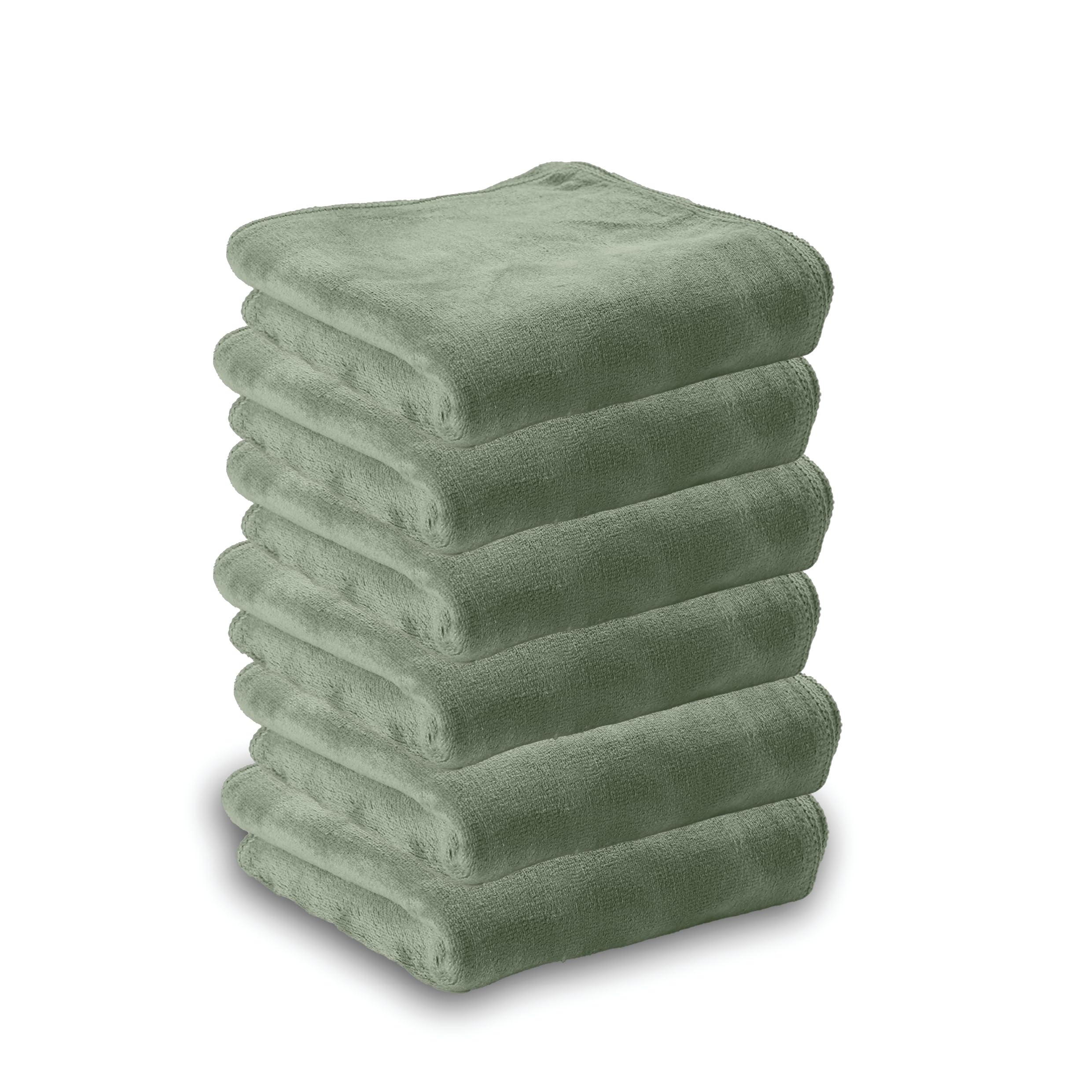 HOUSSE Microfiber Face Towels | Ultra Absorbent, Odour-Free, Quick Dry 450 GSM Face Towel for Home, Gym, Travel, Running and Personal Use | 30x30 cm | Set of 4 in One Colour (Indian Teal, Pack of 4)