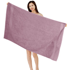 HOUSSE Alvora Cotton Bath Towels |Large Size (75 cms x 150 cms) - Quick Absorption &Faster Drying Bath Towel | 450 GSM | Cotton Towel for Men/Women | Urban Comfort