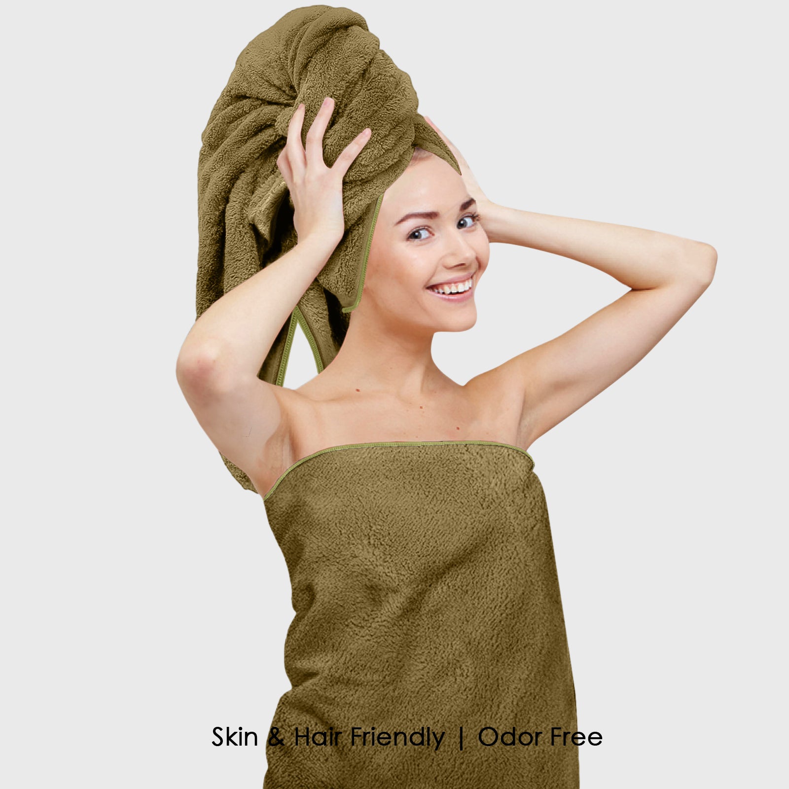 HOUSSE Premium Microfiber Bath Towel - Extra Large 75x150cm Quick Dry Towels for Women Men & Kids | Super Soft Plush 550 GSM | Ultra Absorbent for Home Swimming Sports & Travel