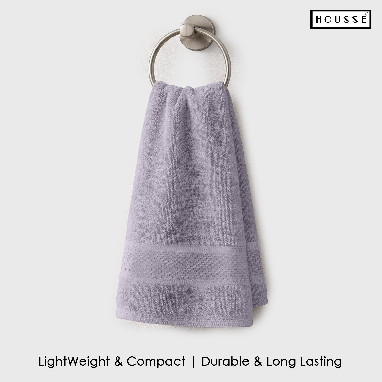 HOUSSE Nexora Cotton Towels | Quick Absorption & Faster Drying Towel | 600 GSM | Cotton Towel for Men/Women | Urban Comfort
