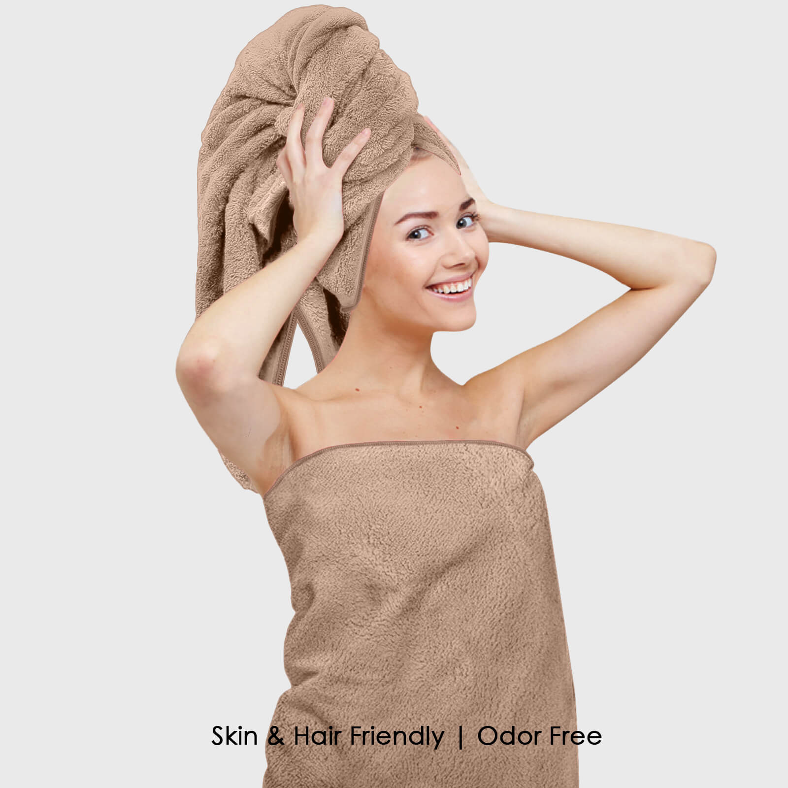 HOUSSE Premium Microfiber Bath Towel - Extra Large 75x150cm Quick Dry Towels for Women Men & Kids | Super Soft Plush 550 GSM | Ultra Absorbent for Home Swimming Sports & Travel