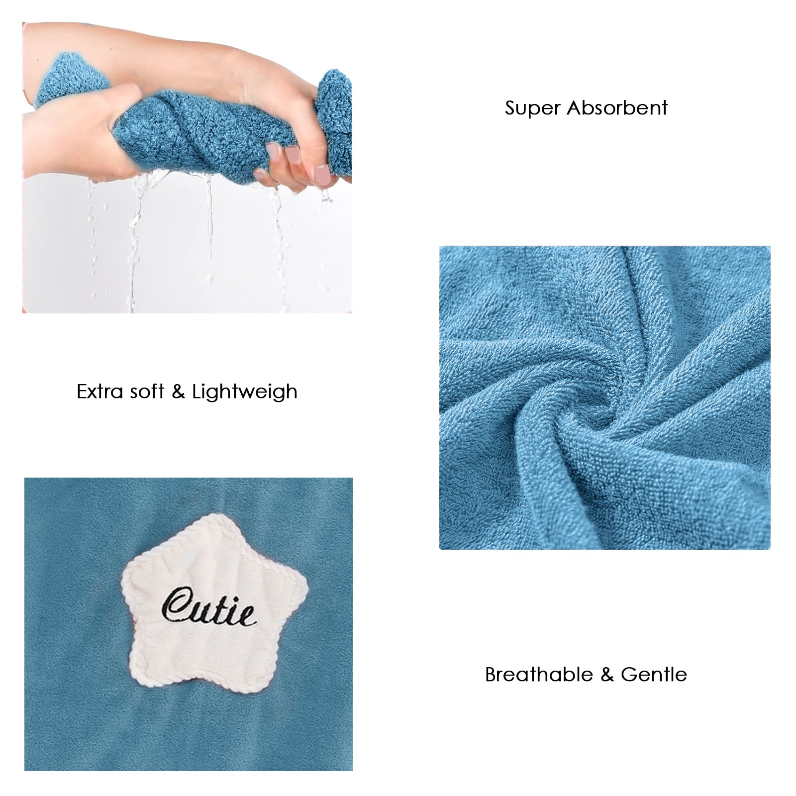 HOUSSE Wearable Spa Bath Towel for Women | Soft, Cozy Wrap with Snap Closure | 110 x 140 cms