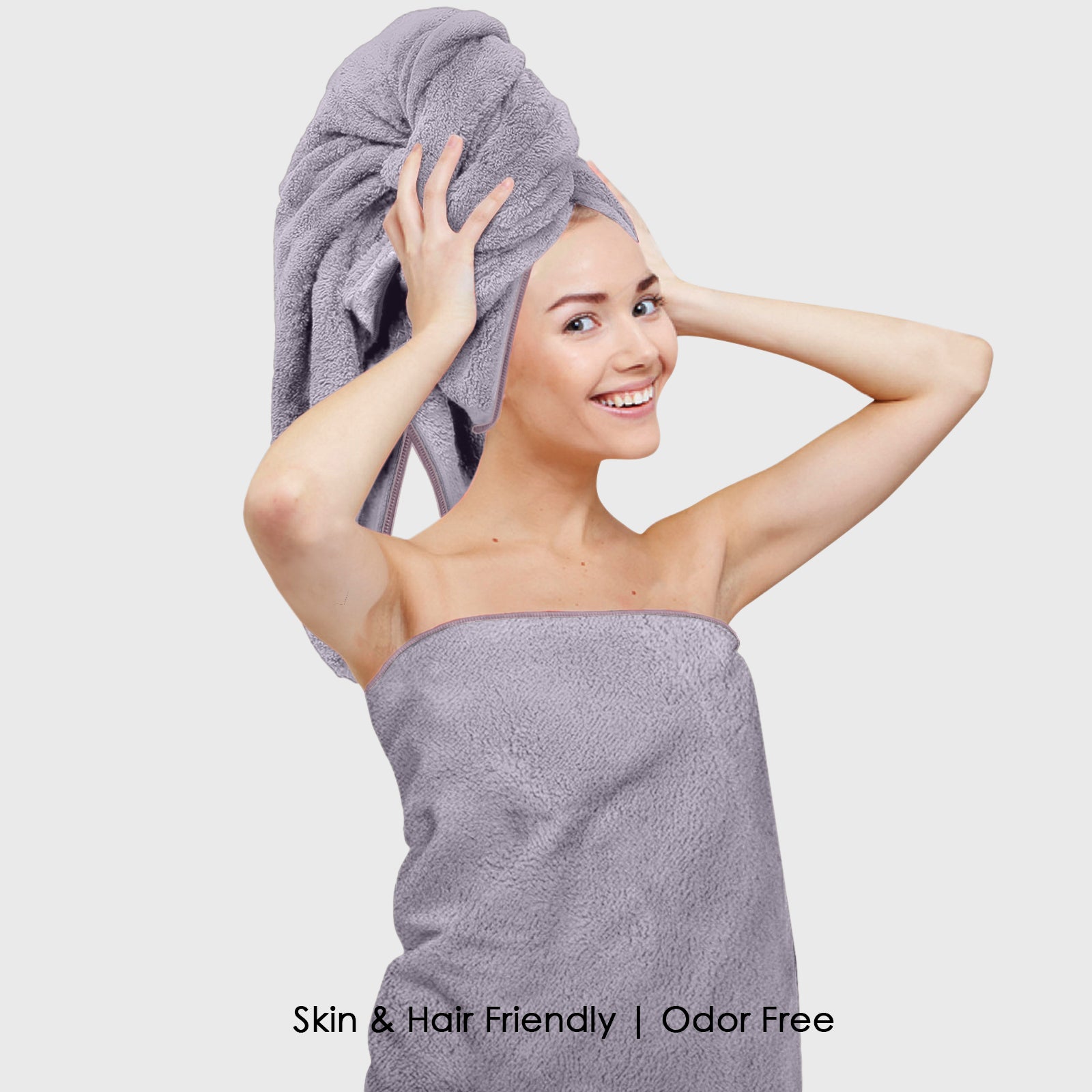 HOUSSE Premium Microfiber Bath Towel - Extra Large 75x150cm Quick Dry Towels for Women Men & Kids | Super Soft Plush 550 GSM | Ultra Absorbent for Home Swimming Sports & Travel