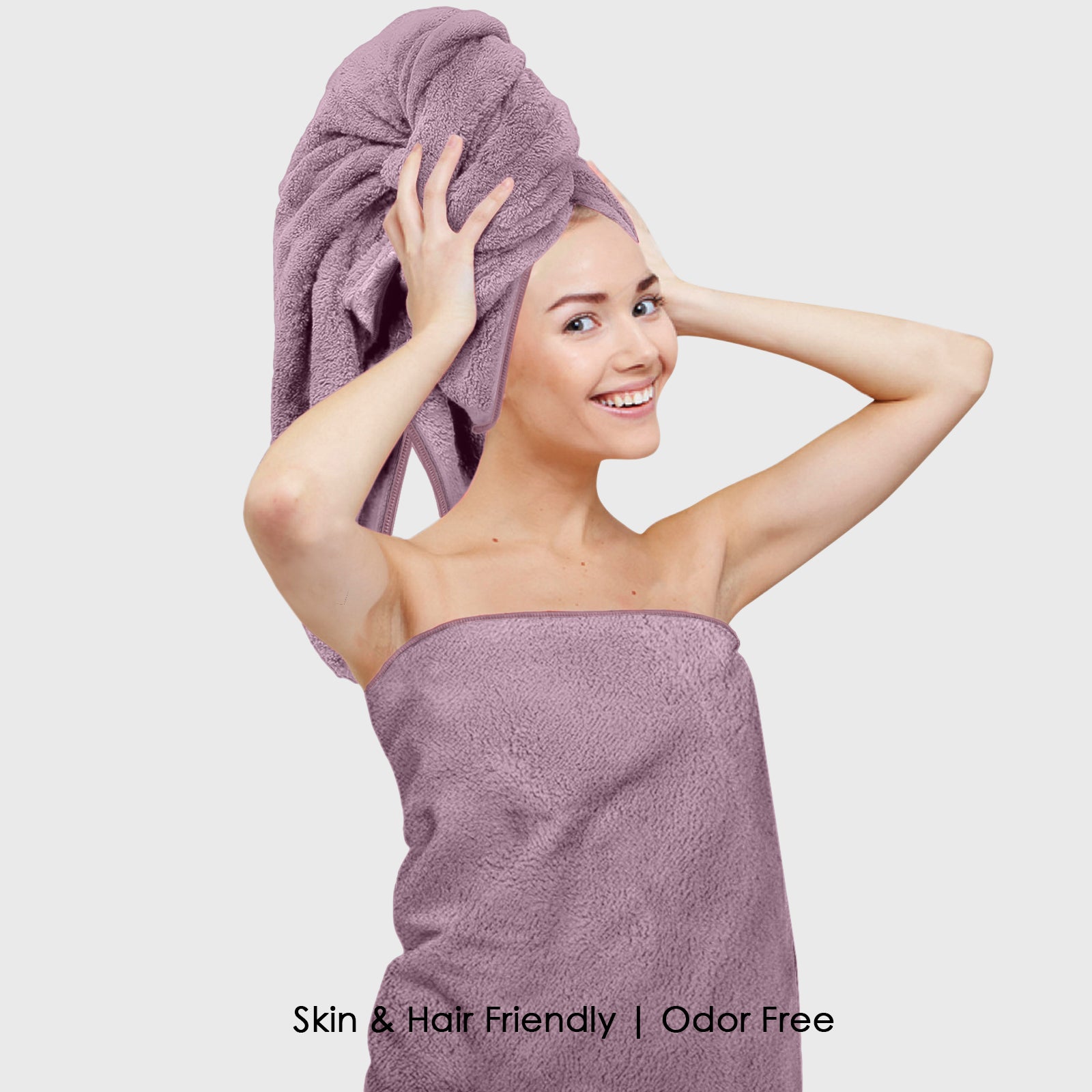 HOUSSE Premium Microfiber Bath Towel - Extra Large 75x150cm Quick Dry Towels for Women Men & Kids | Super Soft Plush 550 GSM | Ultra Absorbent for Home Swimming Sports & Travel