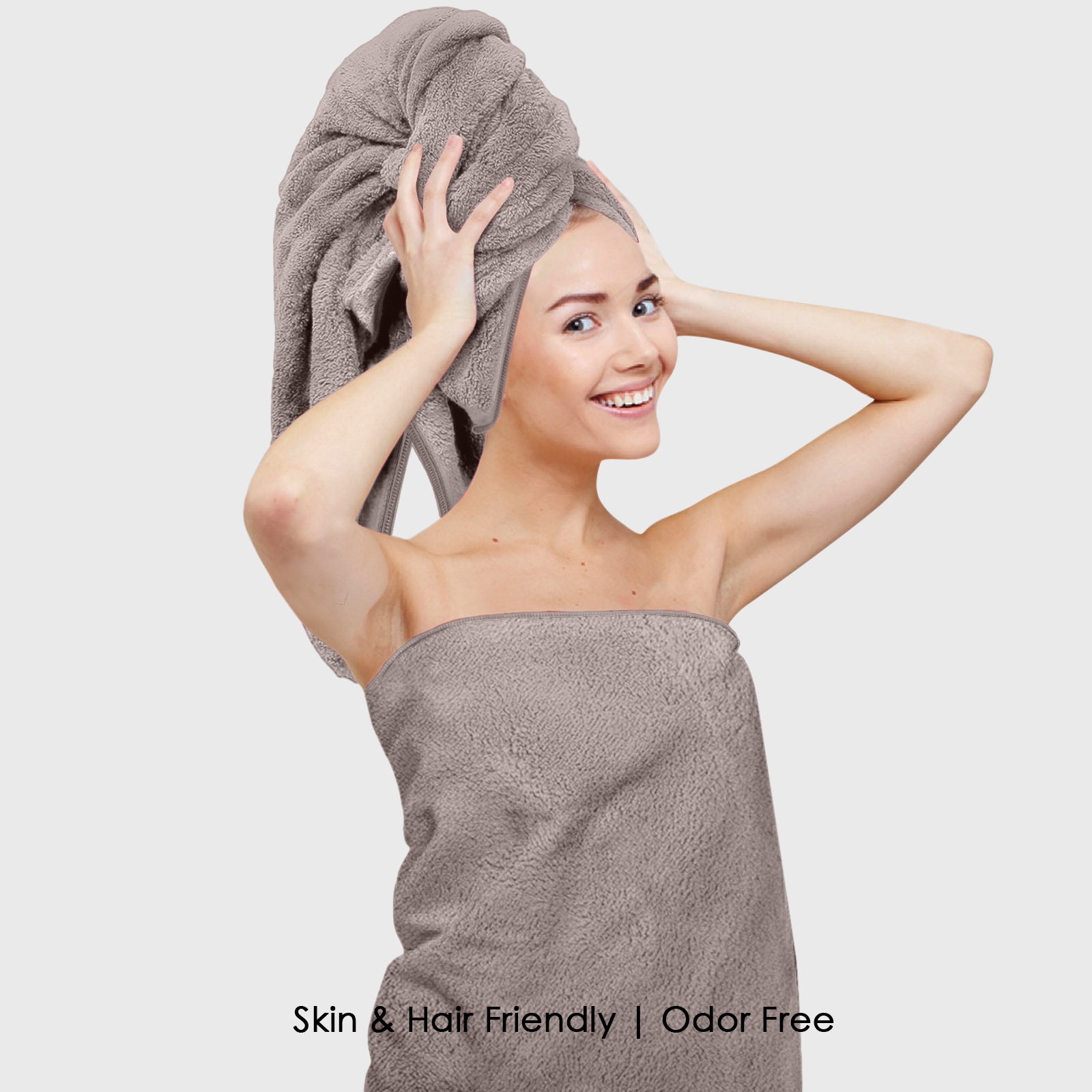 HOUSSE Premium Microfiber Bath Towel - Extra Large 75x150cm Quick Dry Towels for Women Men & Kids | Super Soft Plush 550 GSM | Ultra Absorbent for Home Swimming Sports & Travel