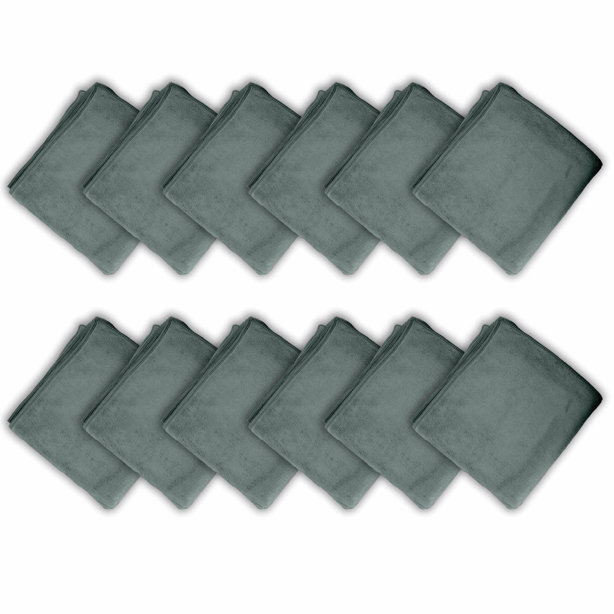 HOUSSE Microfiber Face Towels | Ultra Absorbent, Odour-Free, Quick Dry 450 GSM Face Towel for Home, Gym, Travel, Running and Personal Use | 30x30 cm | Set of 4 in One Colour (Indian Teal, Pack of 4)