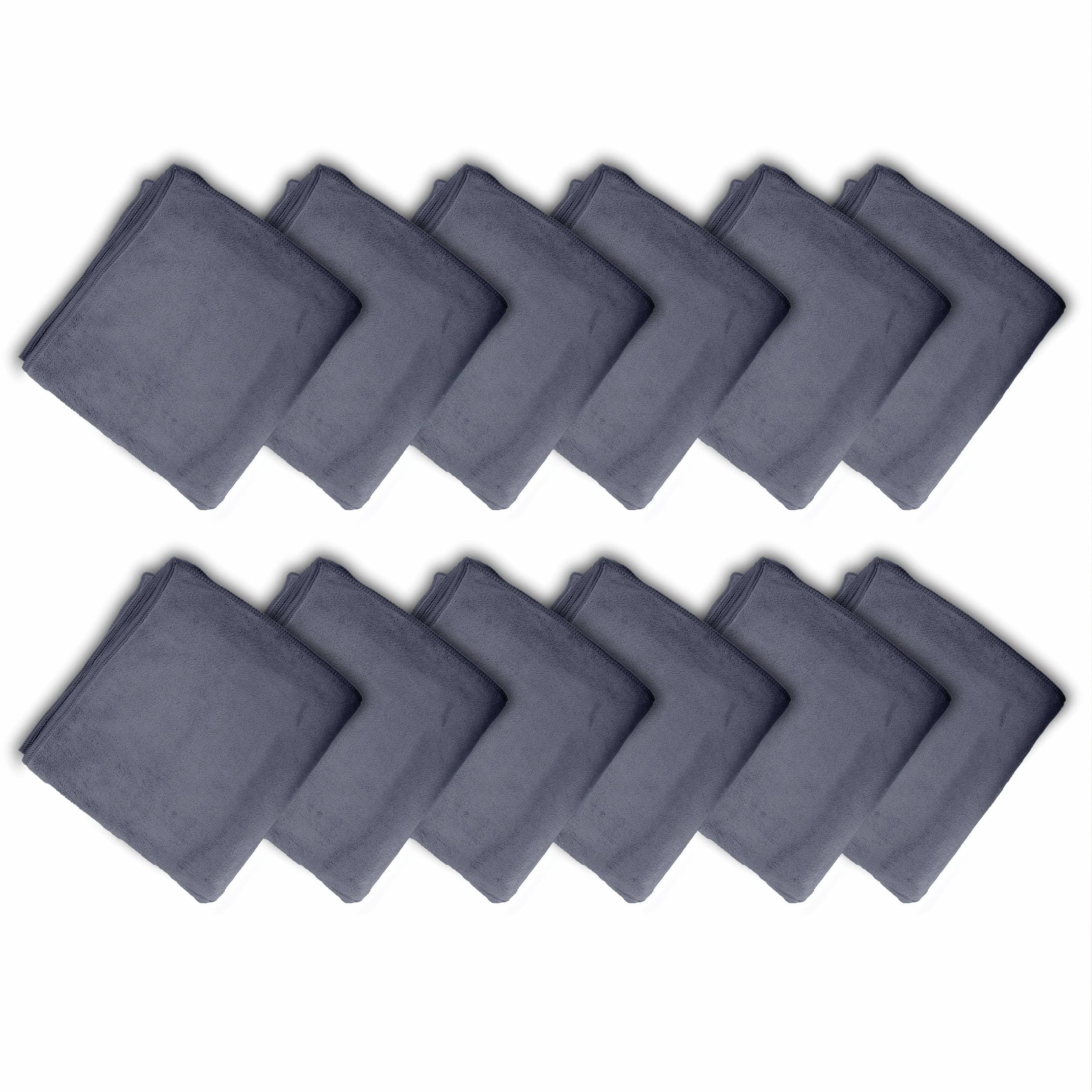 HOUSSE Microfiber Face Towels | Ultra Absorbent, Odour-Free, Quick Dry 450 GSM Face Towel for Home, Gym, Travel, Running and Personal Use | 30x30 cm | Set of 4 in One Colour (Indian Teal, Pack of 4)