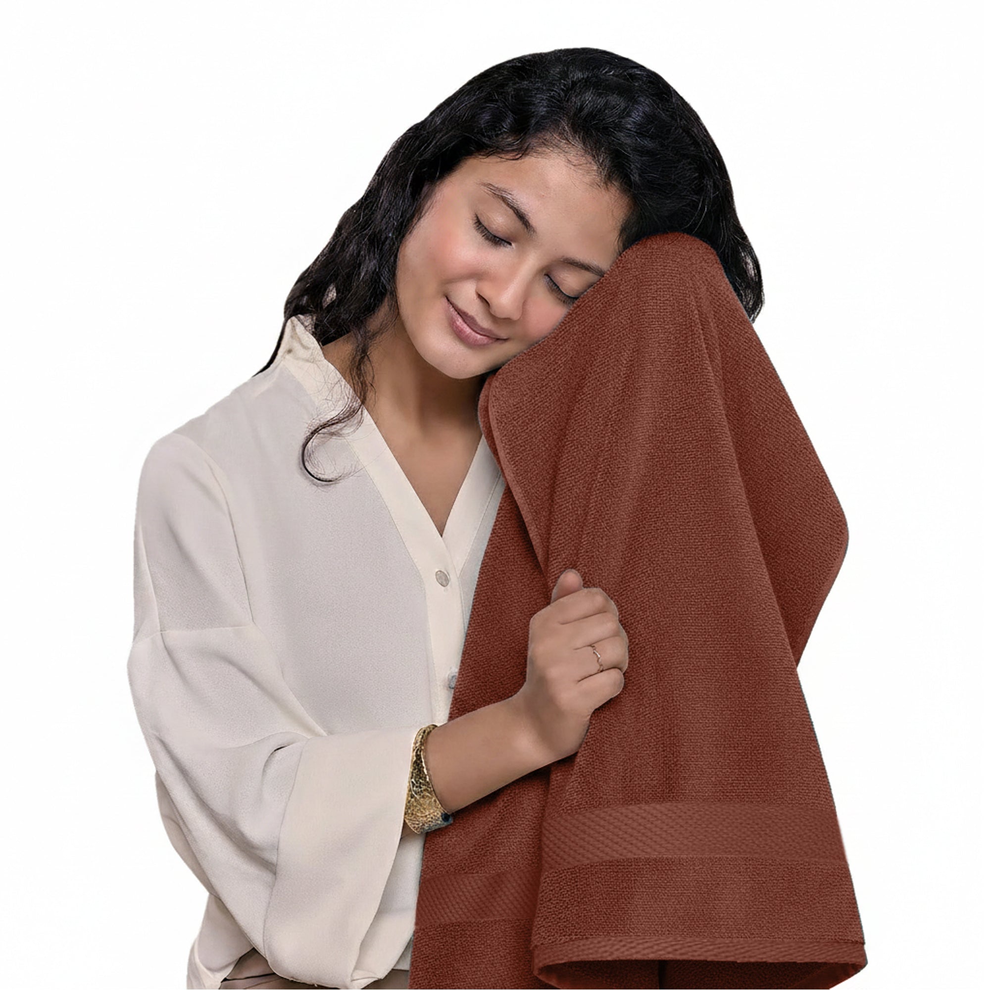 HOUSSE Alvora Cotton Bath Towels |Large Size (75 cms x 150 cms) - Quick Absorption &Faster Drying Bath Towel | 450 GSM | Cotton Towel for Men/Women | Urban Comfort