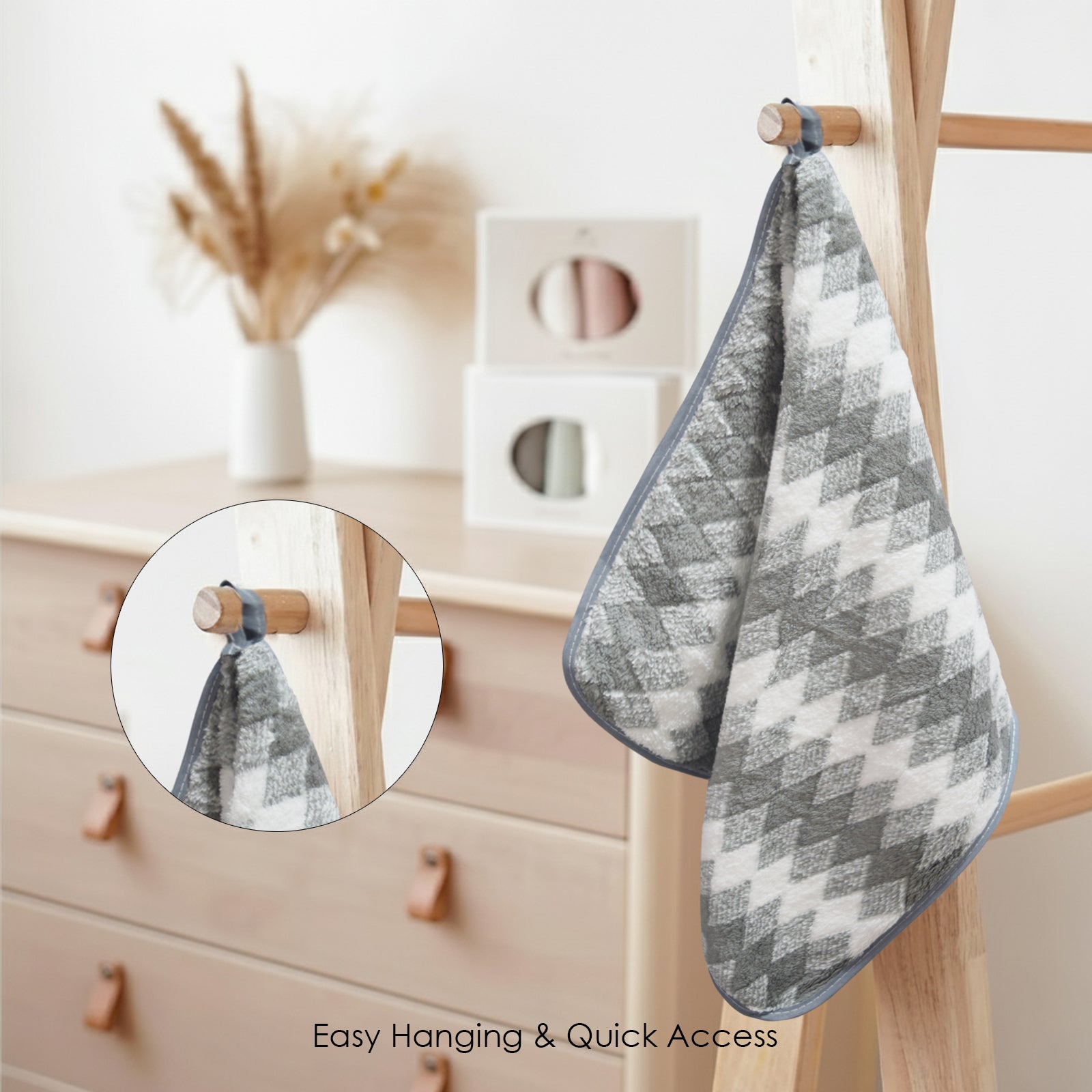 HOUSSE Microfiber Iris Face Towels Ideal for Women & Men |Soft Touch |Lint Free | Fast Dry Towels| Travel-Friendly | Best Use for Gym, Yoga, Spa, Pool, Hotels, Beach 360 GSM (30x30)