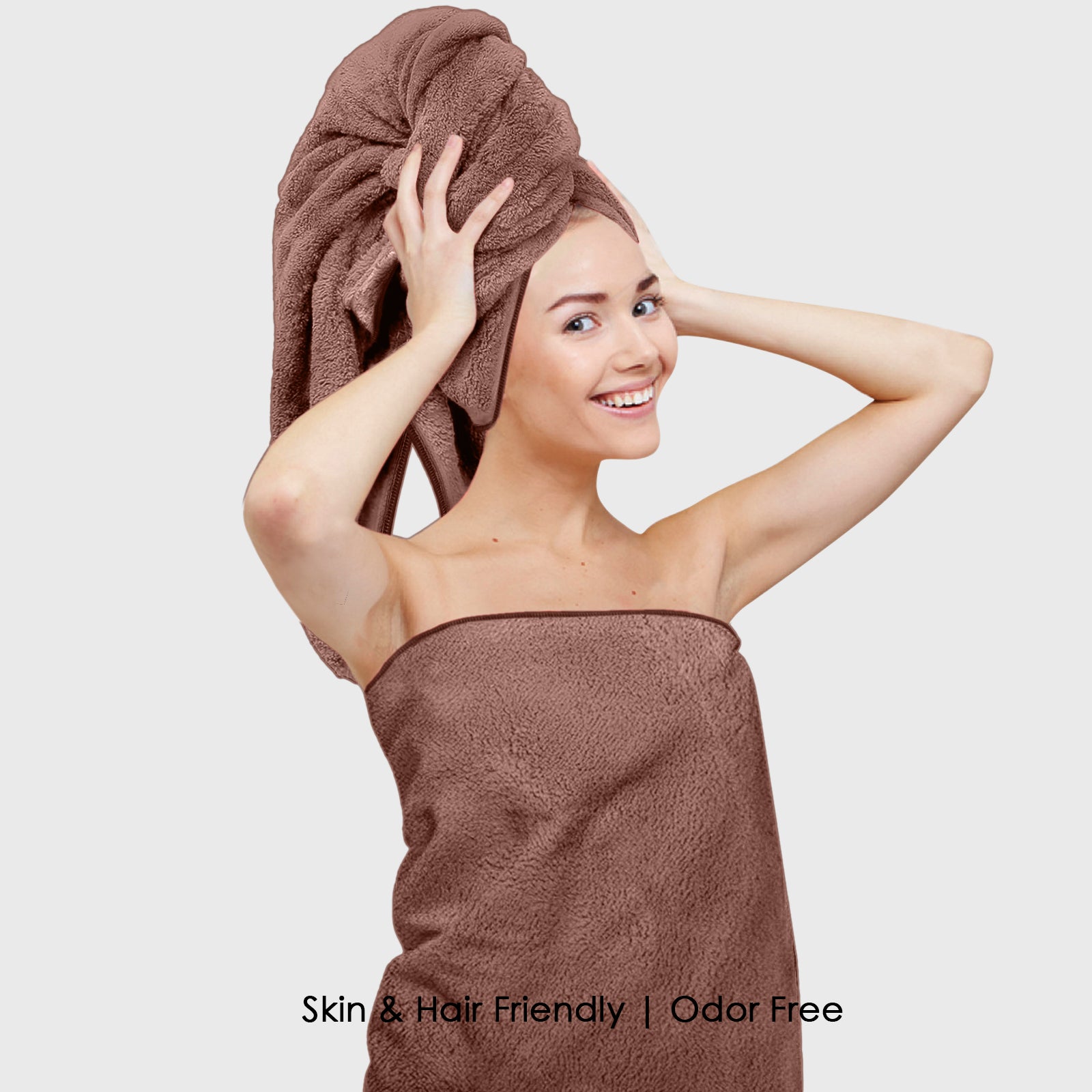 HOUSSE Premium Microfiber Bath Towel - Extra Large 60x120cm Quick Dry Towels for Kids | Super Soft Plush 550 GSM | Ultra Absorbent for Home Swimming Sports Travel