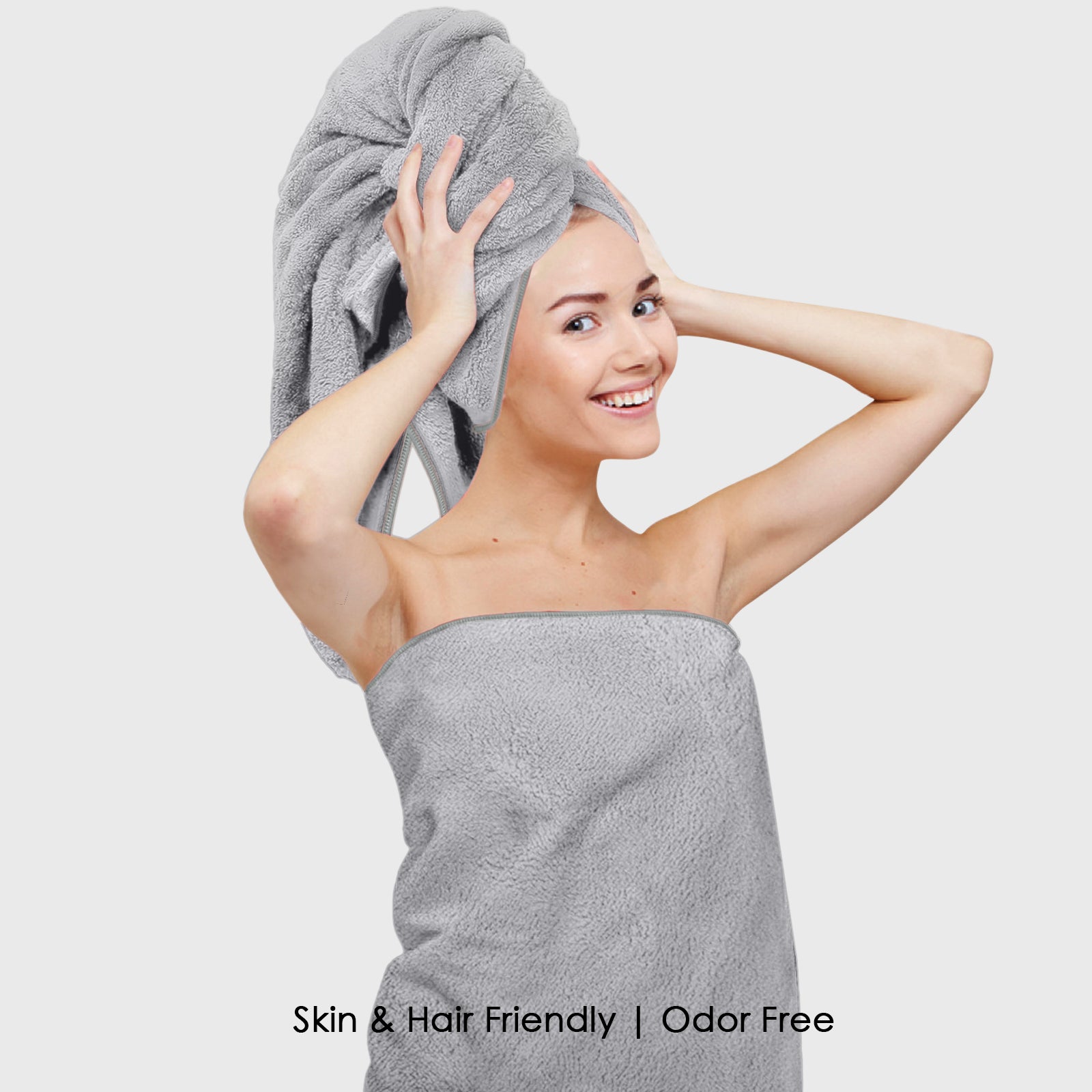 HOUSSE Premium Microfiber Bath Towel - Extra Large 60x120cm Quick Dry Towels for Kids | Super Soft Plush 550 GSM | Ultra Absorbent for Home Swimming Sports Travel