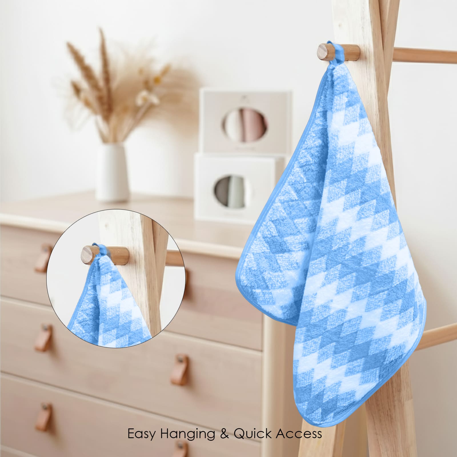 HOUSSE Microfiber Iris Face Towels Ideal for Women & Men |Soft Touch |Lint Free | Fast Dry Towels| Travel-Friendly | Best Use for Gym, Yoga, Spa, Pool, Hotels, Beach 360 GSM (30x30)