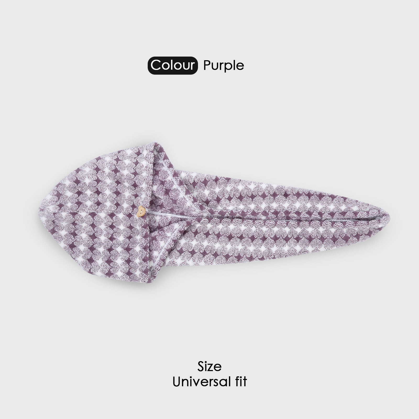 HOUSSE Eden Microfiber Head Towel, Ultra Soft, Absorbent & Hair Wrap