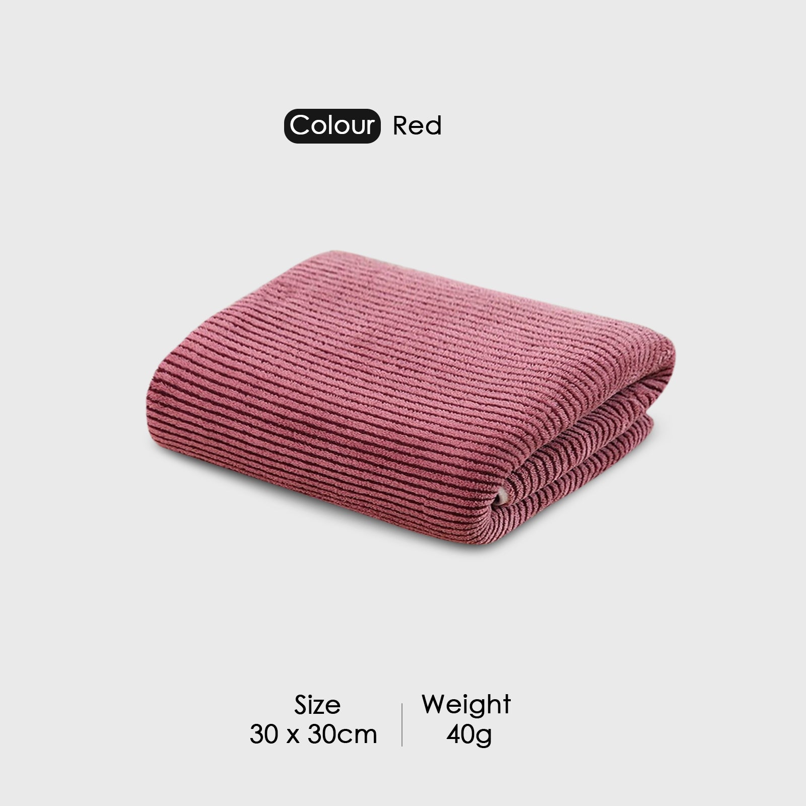 HOUSSE Microfiber Stripes Face Towels for Women & Men | Ultra Soft | Super Absorbent Towels for Gym, Yoga, Beach Daiily USe |