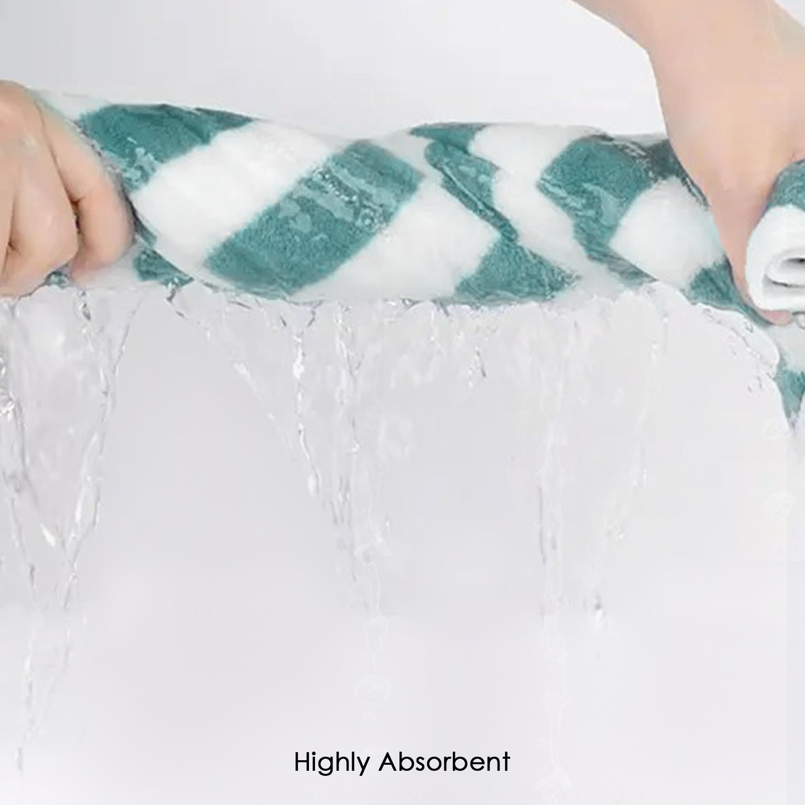 HOUSSE Microfiber Blaze Face Towel for Women & Men | Quick Dry | Ultra Absorbent |Perfect for Bathroom |Sports | Travel | Ideal for Workout | Spa| Beach | Fitness | 360 GSM (Blue, 40x60)