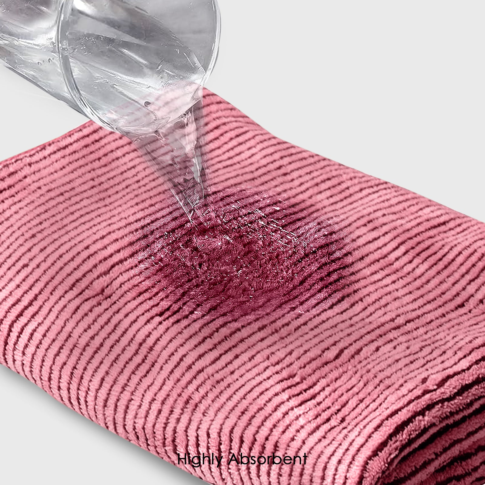 HOUSSE Microfiber Stripes Face Towels for Women & Men | Ultra Soft | Super Absorbent Towels for Gym, Yoga, Beach Daiily USe |