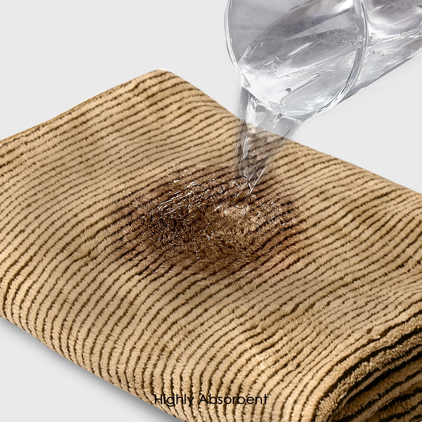 HOUSSE Microfiber Stripes Hand Towels for Women & Men | Ultra Soft | Super Absorbent Towels for Gym, Yoga, Beach Daiily USe |