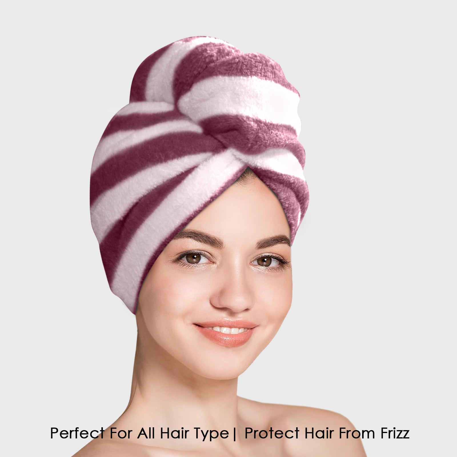 HOUSSE Blaze Microfiber Head Towel, Ultra Soft, Absorbent & Hair Wrap -300GSM