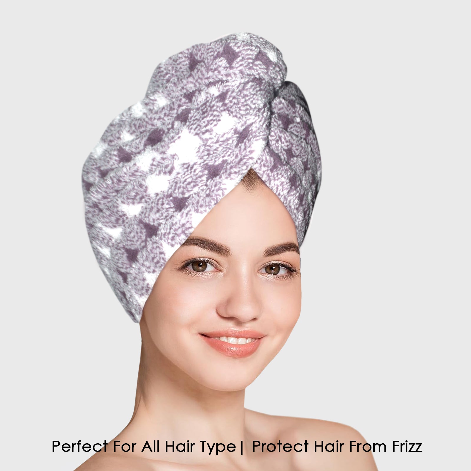 HOUSSE Eden Microfiber Head Towel, Ultra Soft, Absorbent & Hair Wrap