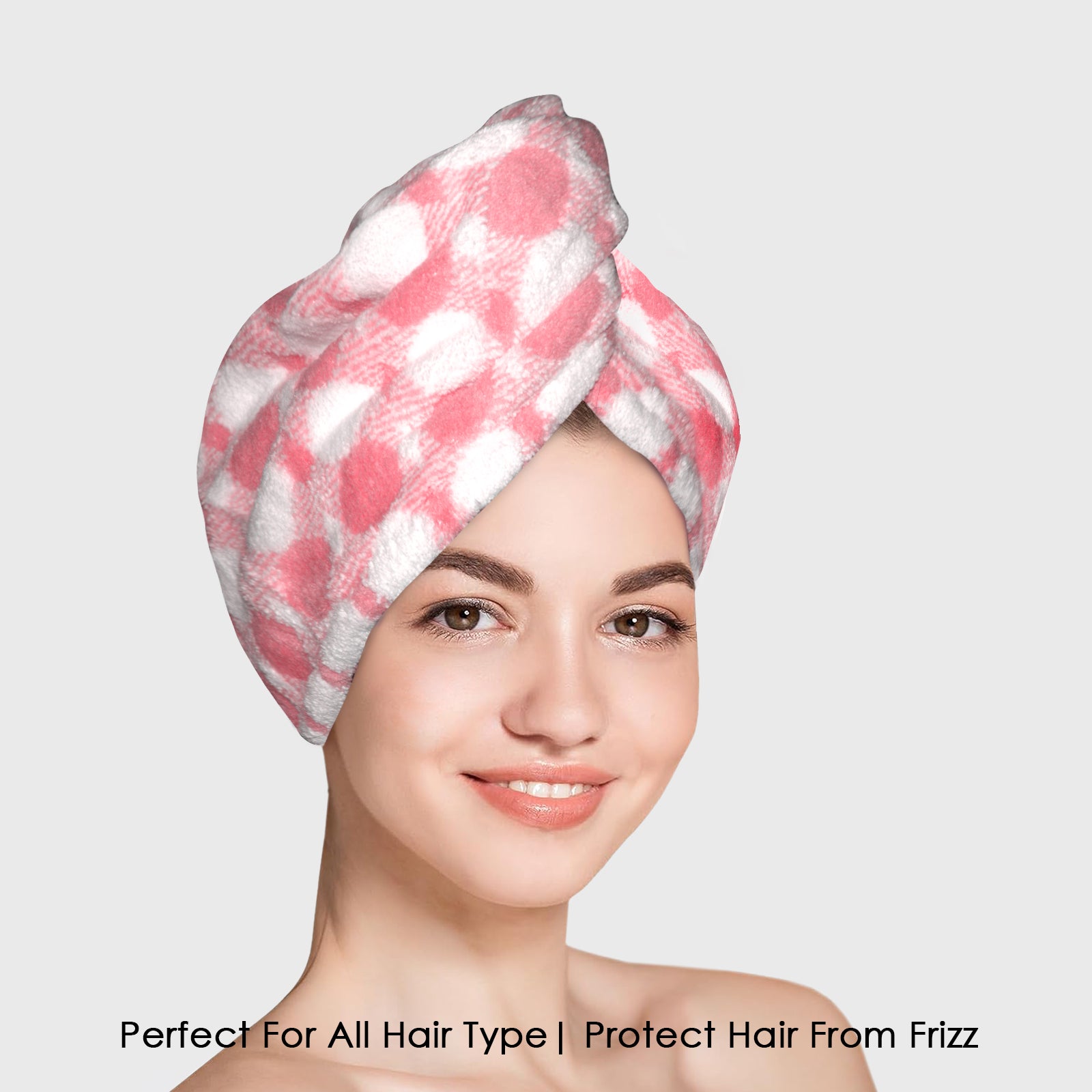 HOUSSE Ember Microfiber Head Towel, Ultra Soft, Absorbent & Hair Wrap