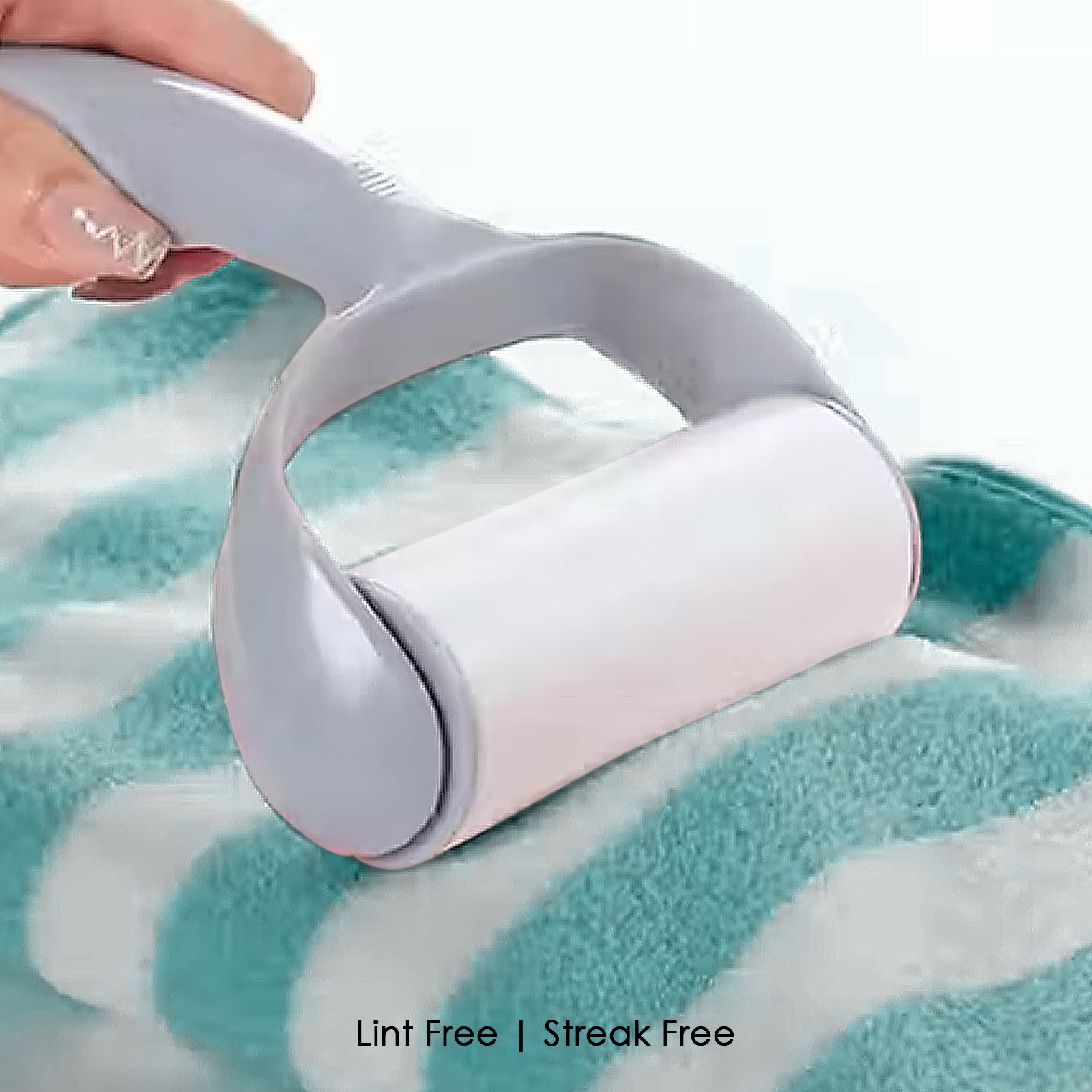 HOUSSE Microfiber Blaze Face Towel for Women & Men | Quick Dry | Ultra Absorbent |Perfect for Bathroom |Sports | Travel | Ideal for Workout | Spa| Beach | Fitness | 360 GSM (Blue, 40x60)