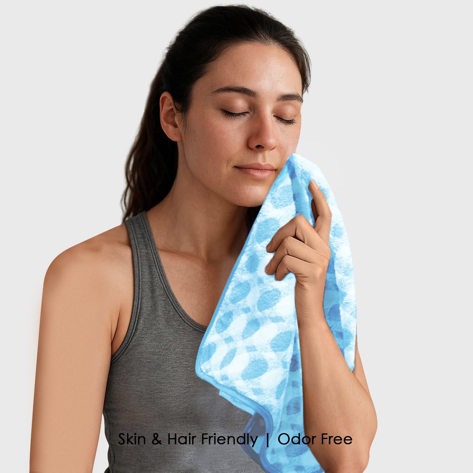 HOUSSE Ember Hand Towel for Women & Men | Quick Dry | Ultra Absorbent |Perfect for Bathroom |Sports | Travel | Beach | Fitness | 360 GSM