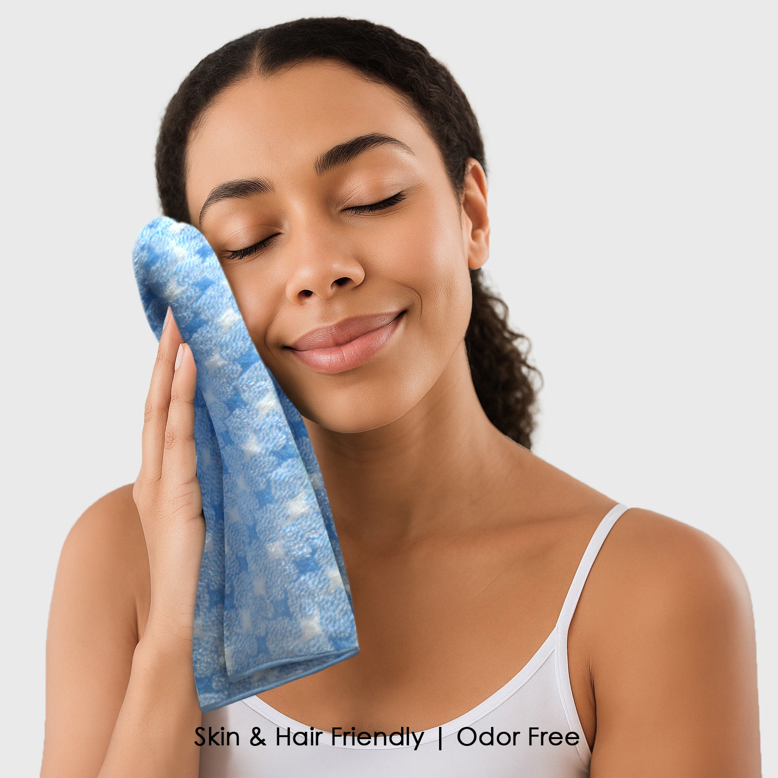 HOUSSE Microfiber Eden Face Towels Ideal for Women & Men |Soft Touch |Lint Free | Fast Dry Towels| Travel-Friendly | Best Use for Gym, Yoga, Spa, Pool, Hotels, Beach 360 GSM (Combo, 40x60)