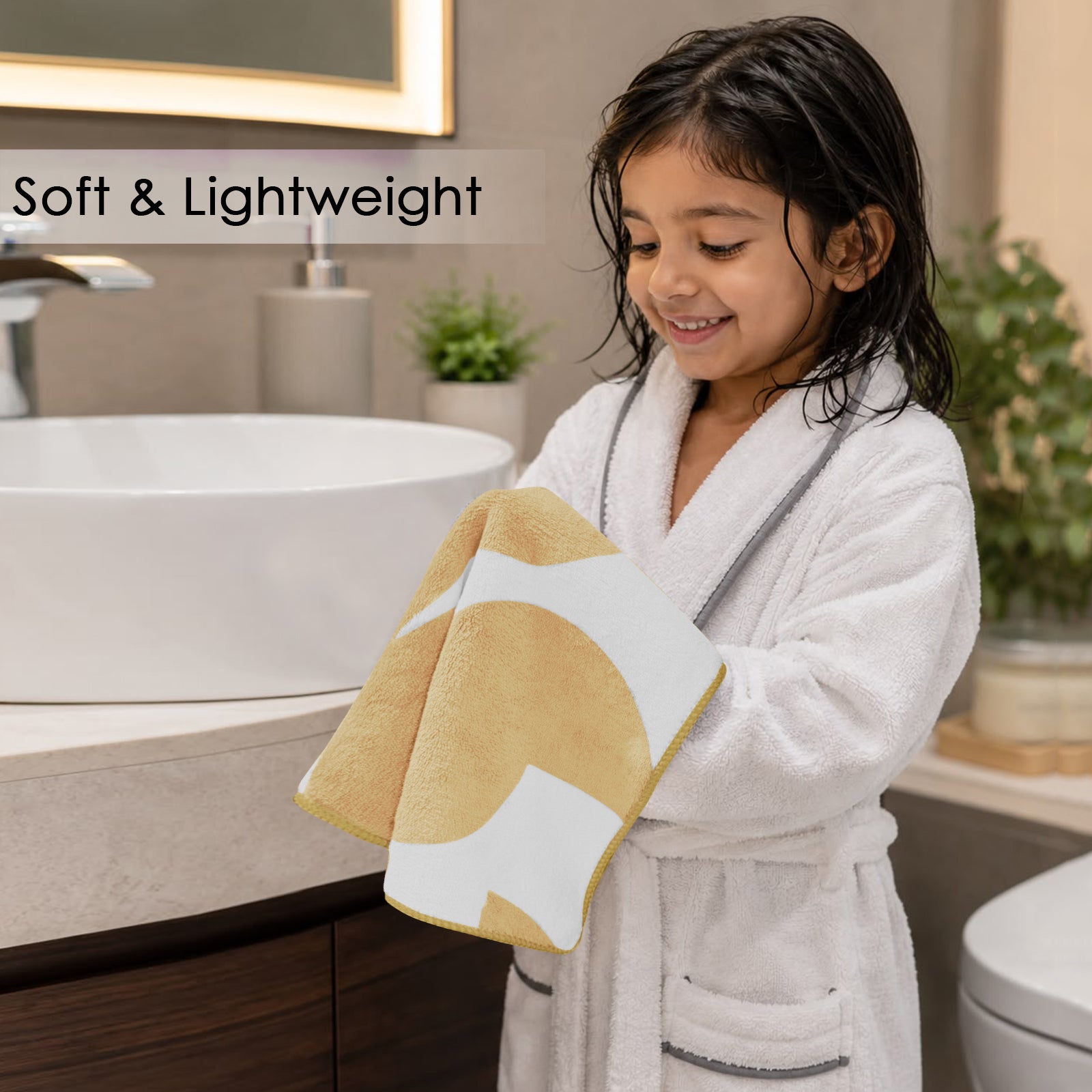 Dual Tone 480 GSM Reversible Microfiber Towel Set