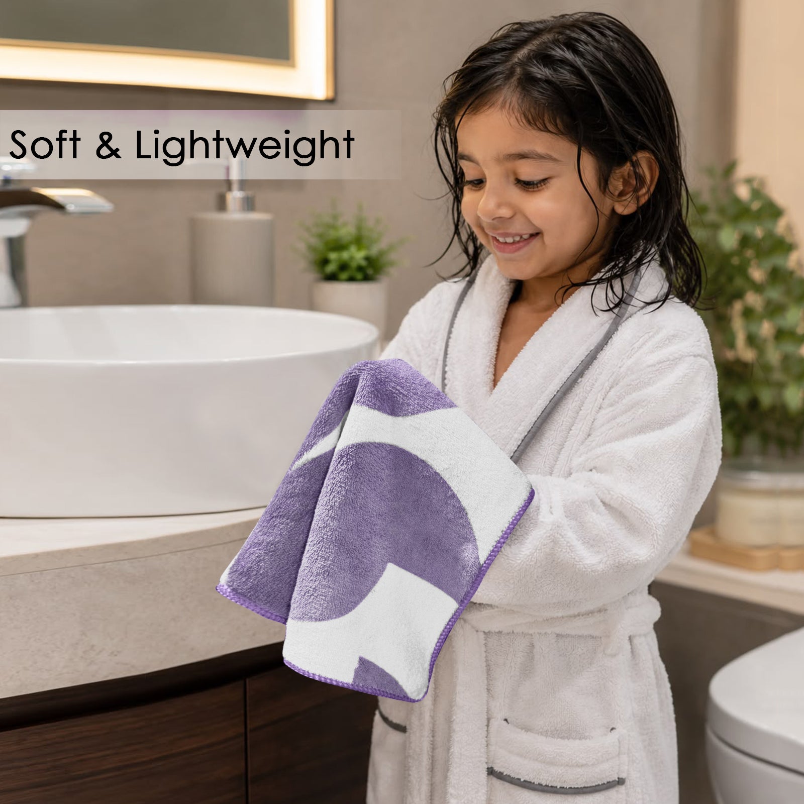 Dual Tone 480 GSM Reversible Microfiber Towel Set
