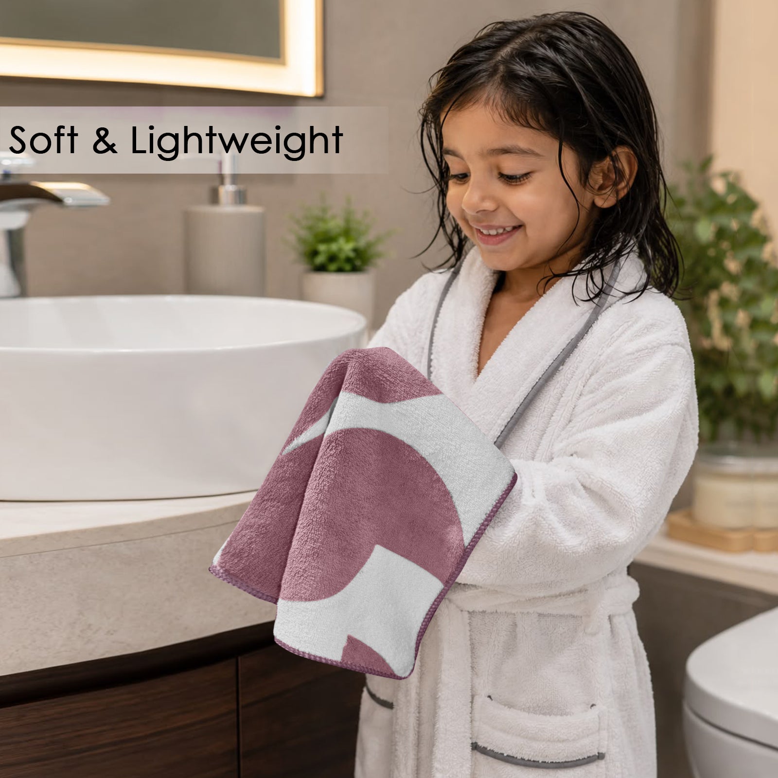 Dual Tone 480 GSM Reversible Microfiber Towel Set