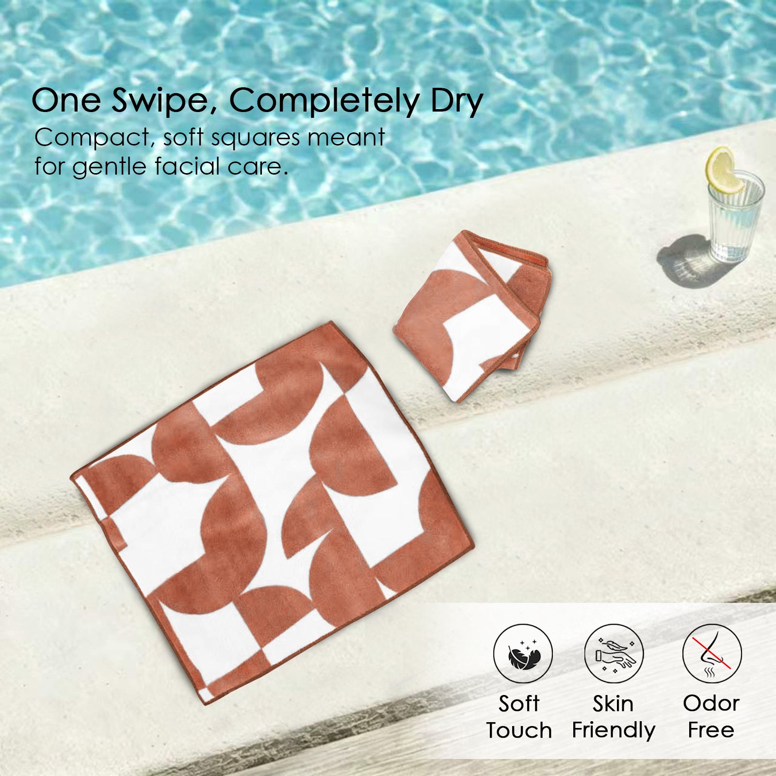 Dual Tone 480 GSM Reversible Microfiber Towel Set