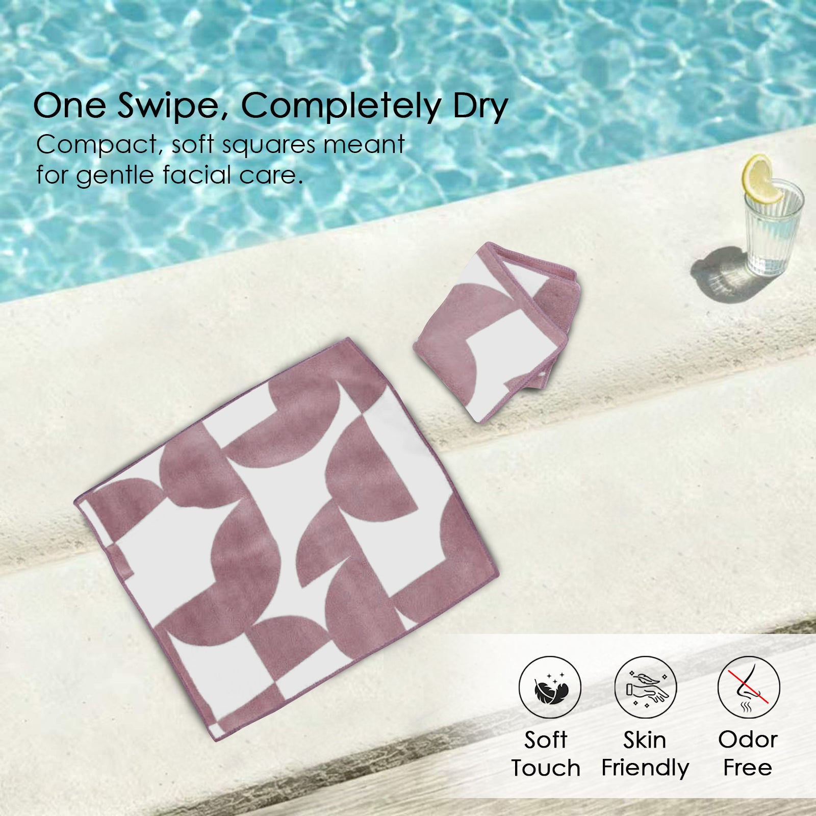 Dual Tone 480 GSM Reversible Microfiber Towel Set