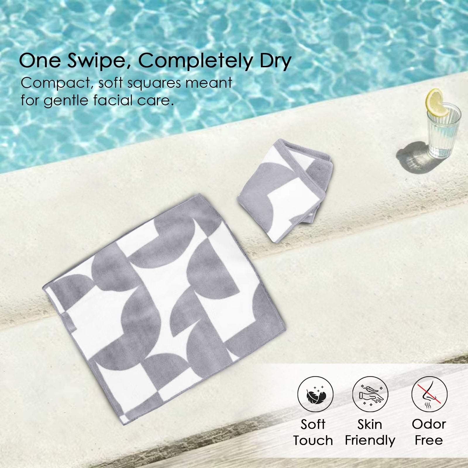 Dual Tone 480 GSM Reversible Microfiber Towel Set