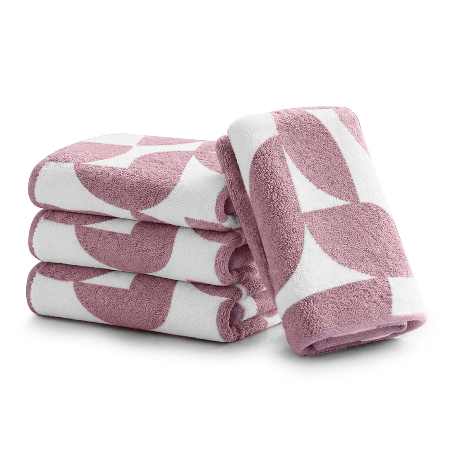 Dual Tone 480 GSM Reversible Microfiber Towel Set