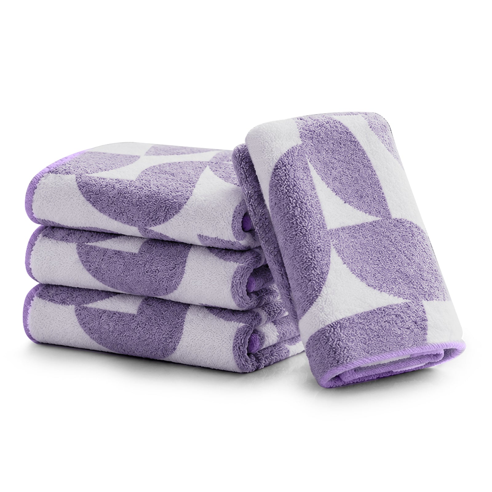 Dual Tone 480 GSM Reversible Microfiber Towel Set