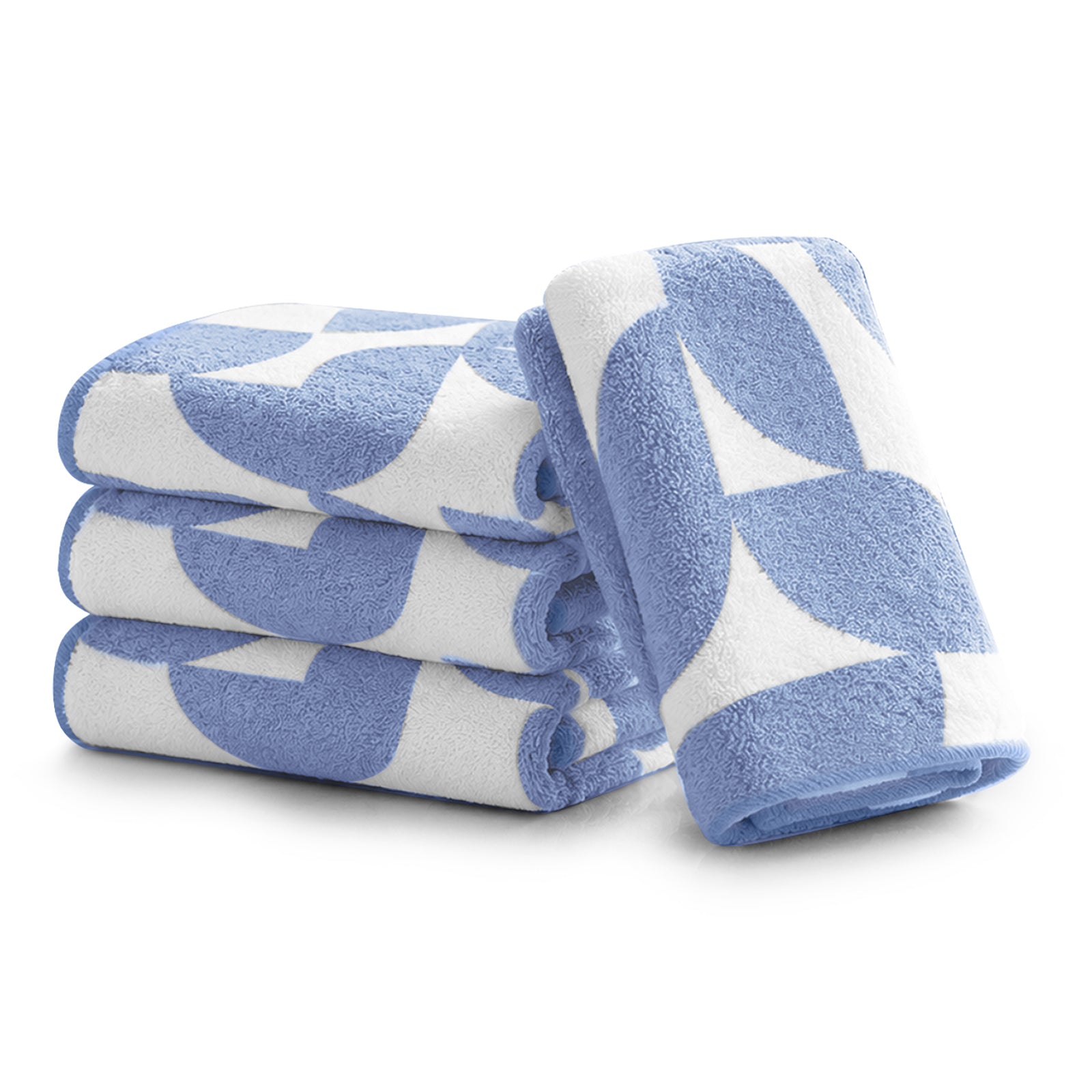 Dual Tone 480 GSM Reversible Microfiber Towel Set