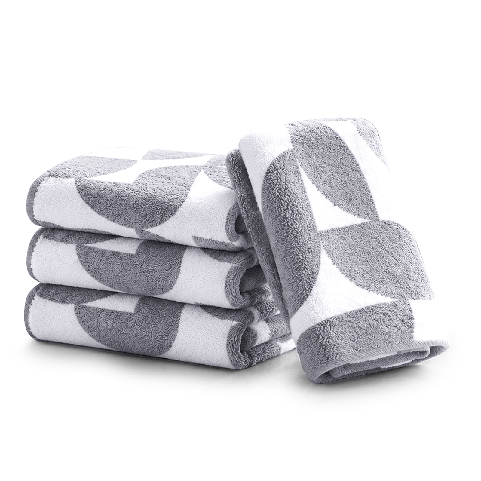 Dual Tone 480 GSM Reversible Microfiber Towel Set
