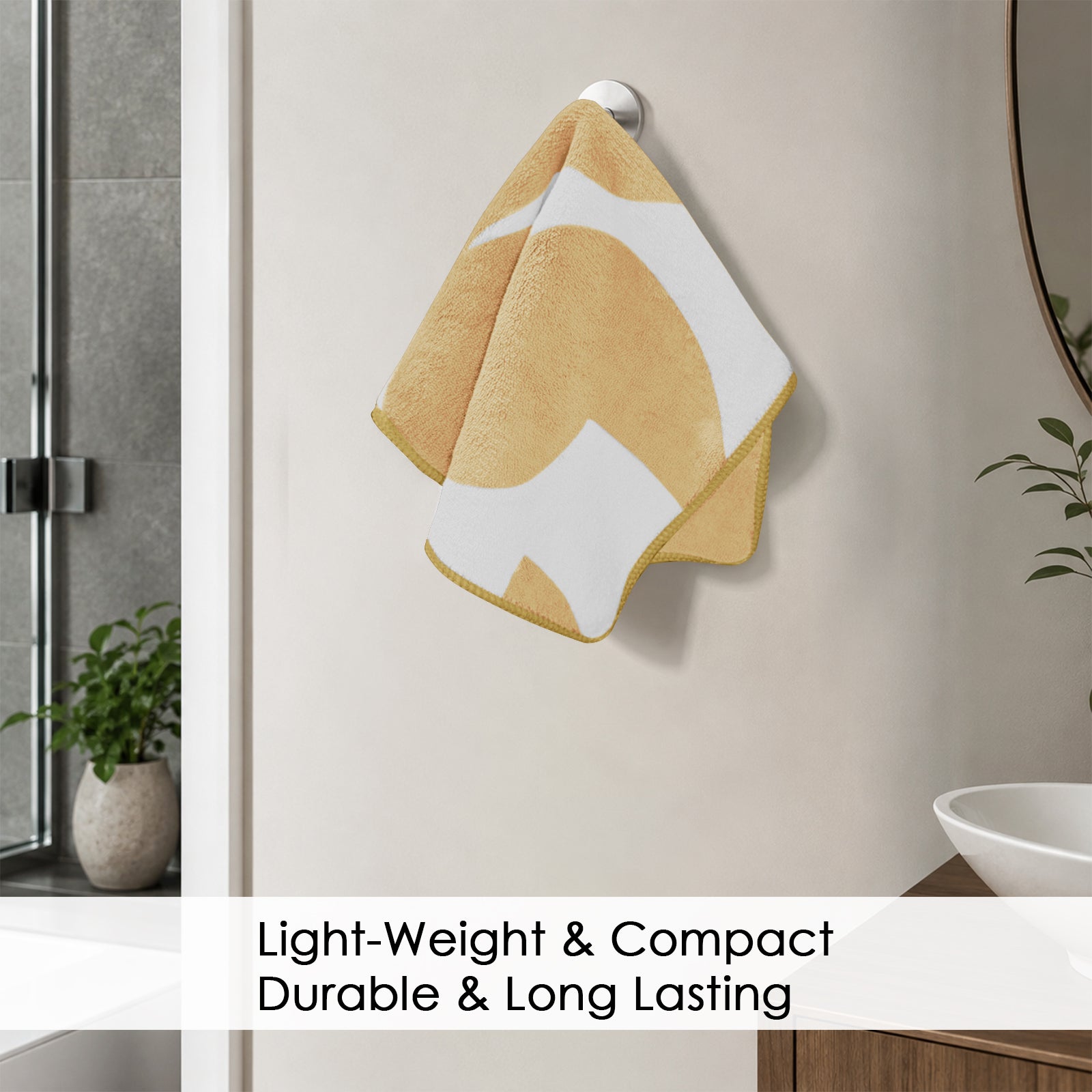 Dual Tone 480 GSM Reversible Microfiber Towel Set