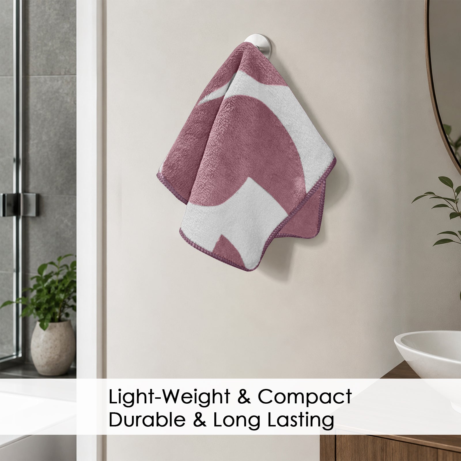 Dual Tone 480 GSM Reversible Microfiber Towel Set